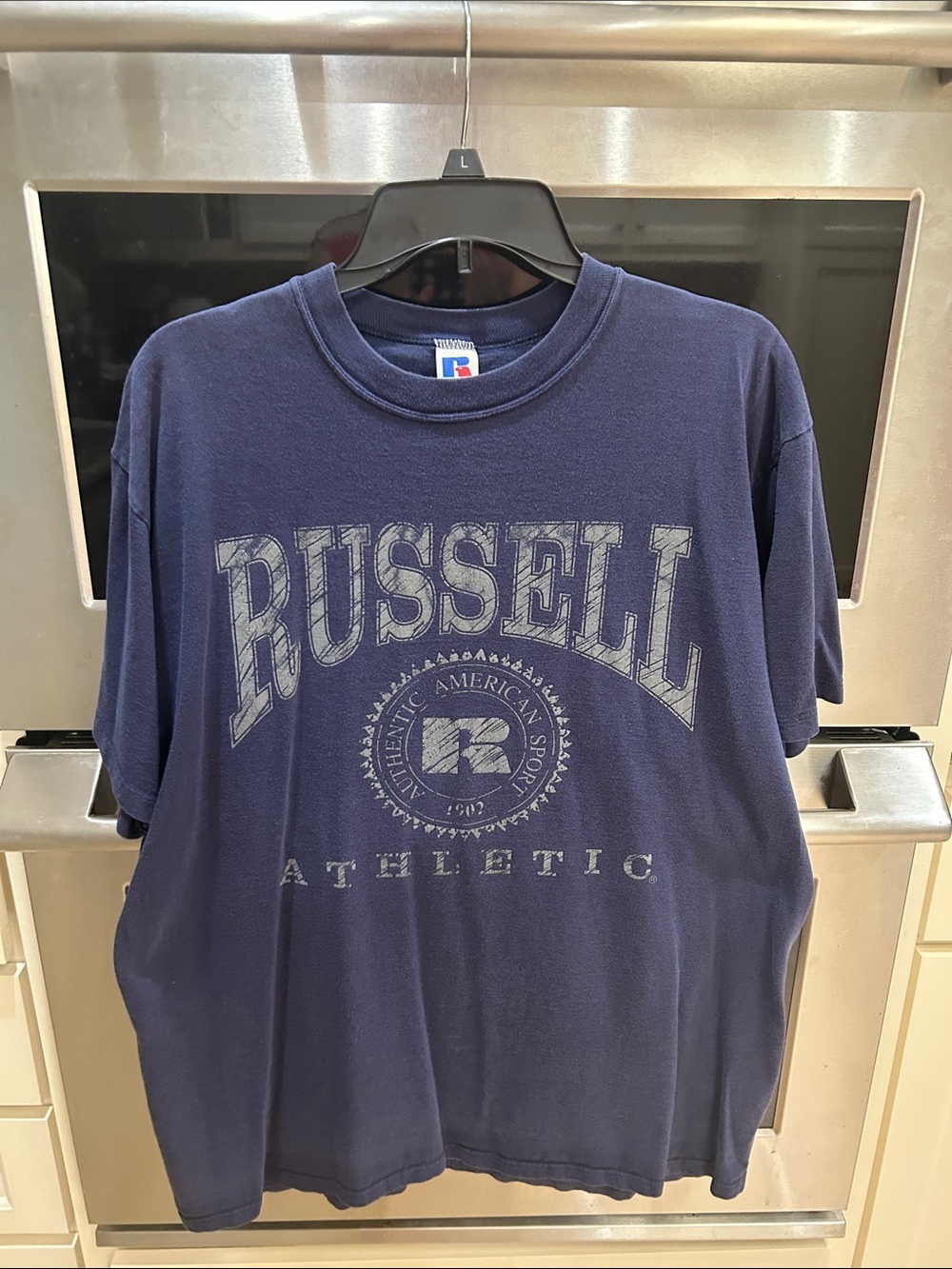 Russell Athletic Navy Short-Sleeve Graphic Tee